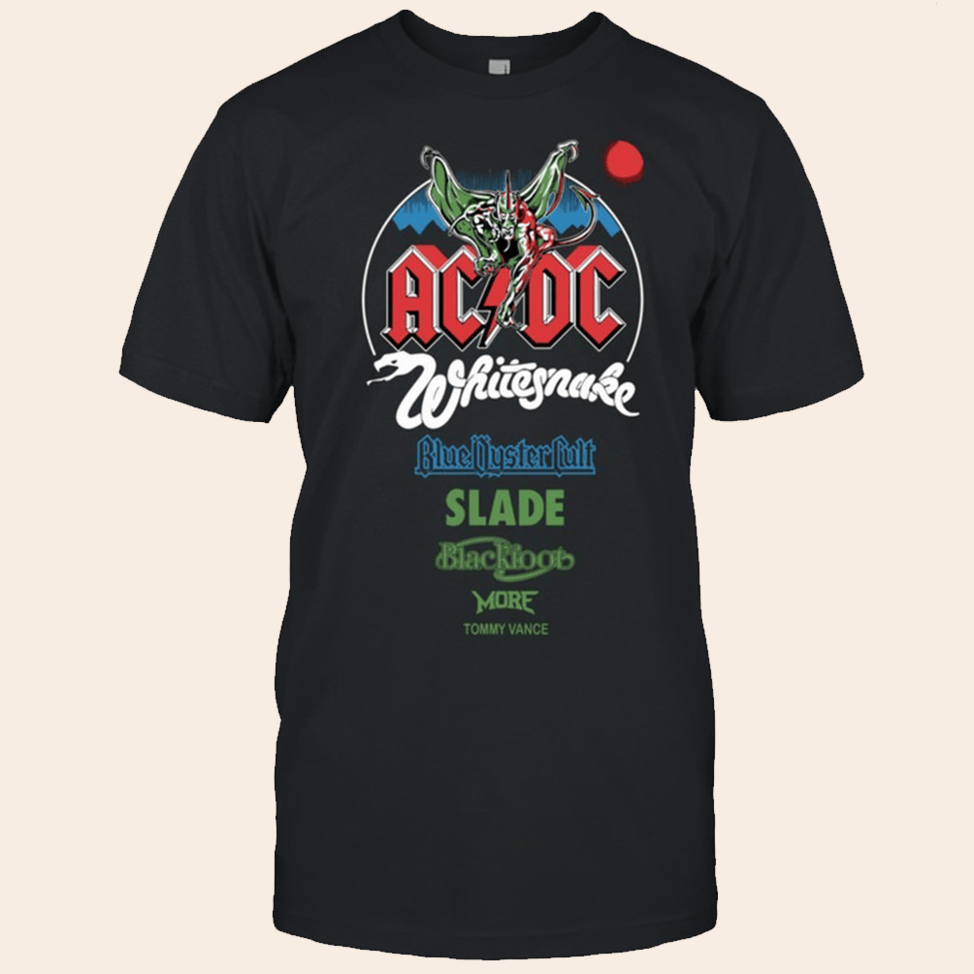 Monsters Of Rock ACDC T-Shirt Monsters Of Rock Merch Good Fathers Day Gifts Best Friend Gifts
