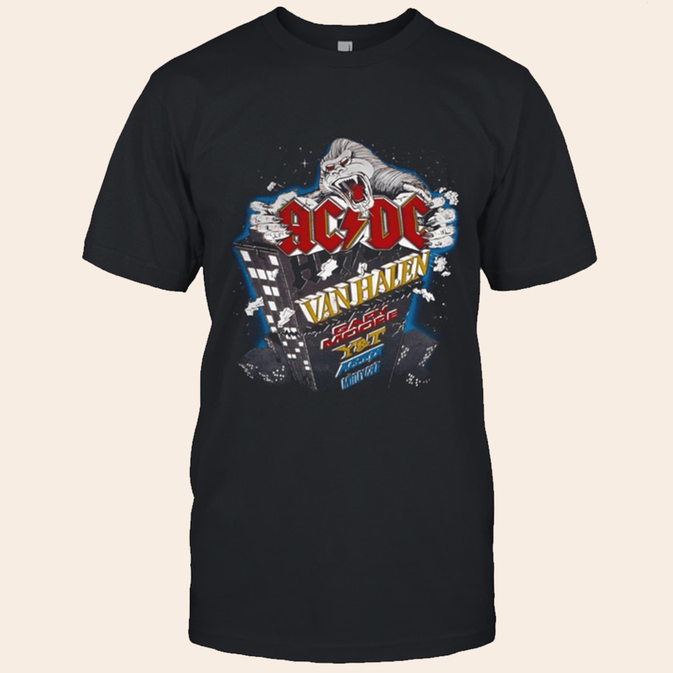 Monsters Of Rock ACDC T-Shirt Monsters Of Rock Merch Meaningful Father's Day Birthday Gifts