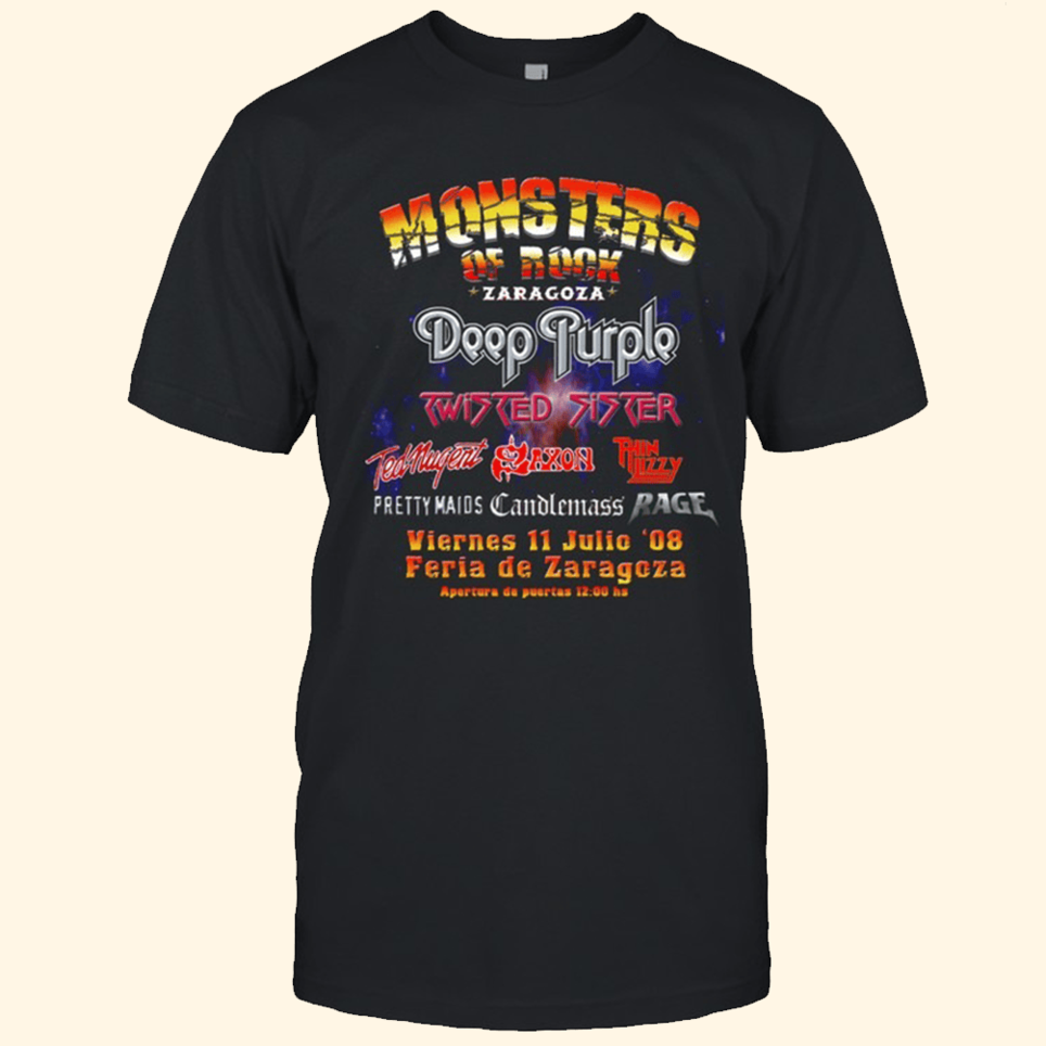 Monsters Of Rock Deep Purple T-Shirt Monsters Of Rock Merch Birthday Gifts For New Dads