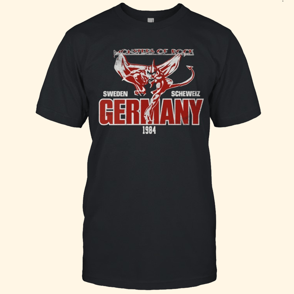 Monsters Of Rock Germany T-Shirt Monsters Of Rock Merch Unique Father's Day Birthday Gifts
