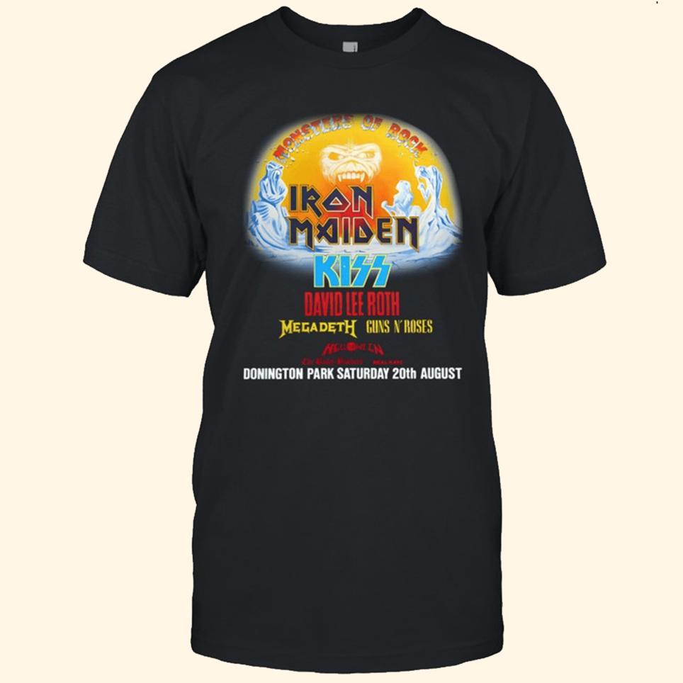 Monsters Of Rock Iron Maiden T-Shirt Monsters Of Rock Merch Fathers Day Presents