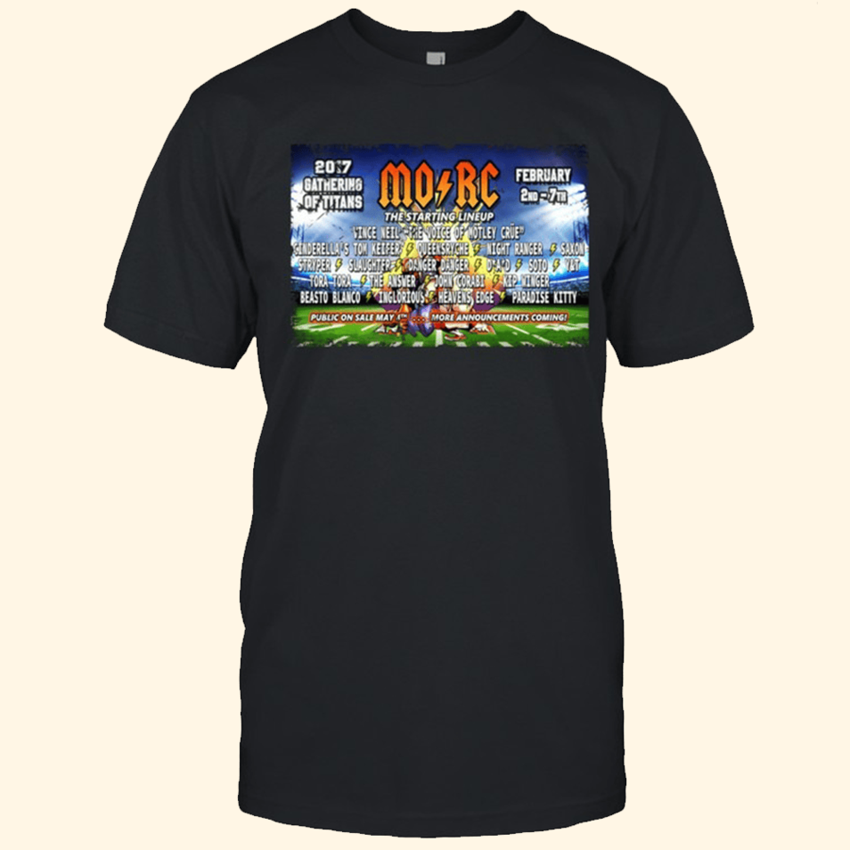 Monsters Of Rock MO RC T-Shirt Monsters Of Rock Merch Best Father's Day Birthday Gifts