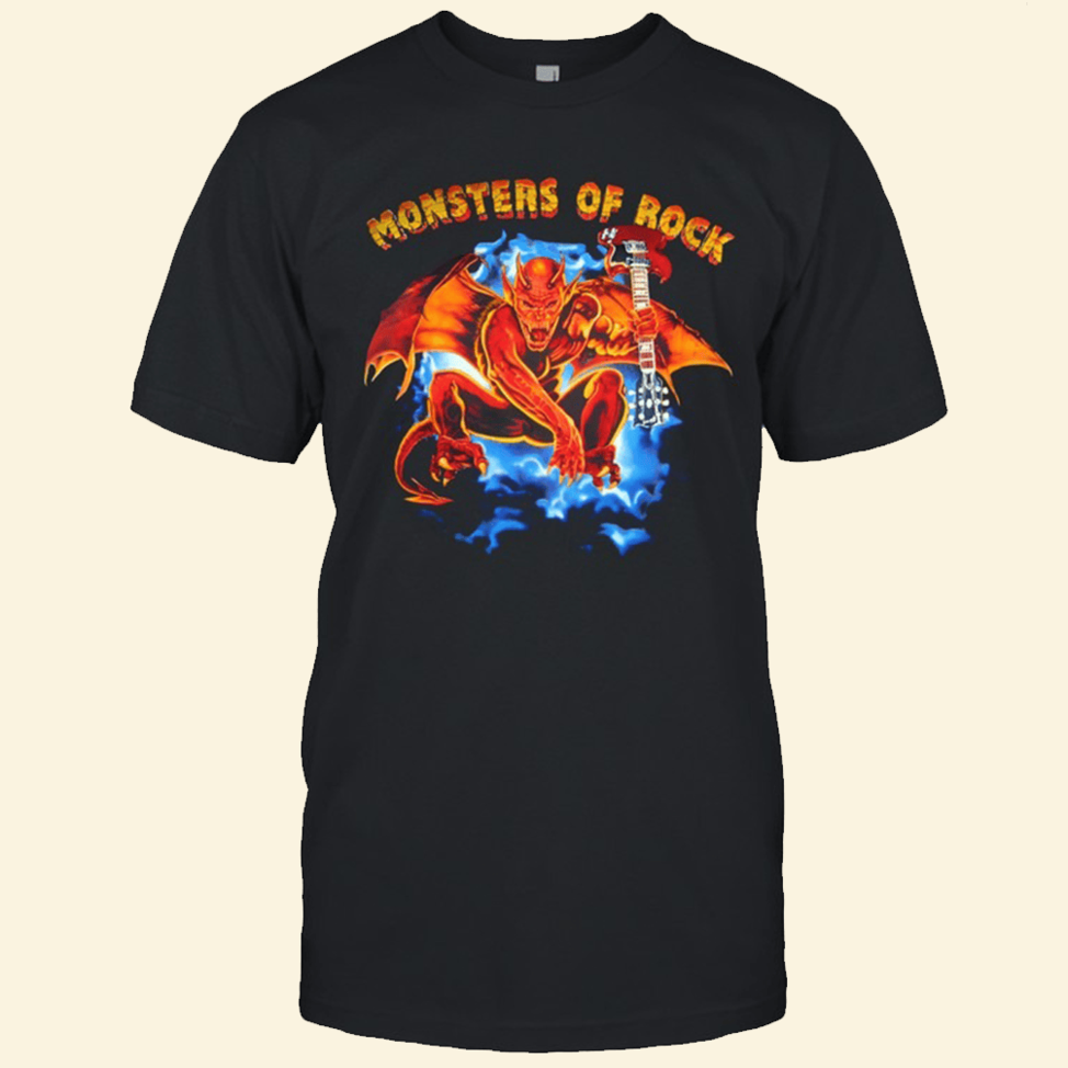 Monsters Of Rock T-Shirt Monsters Of Rock Merch Great Gifts For Dad Gifts For Best Friend