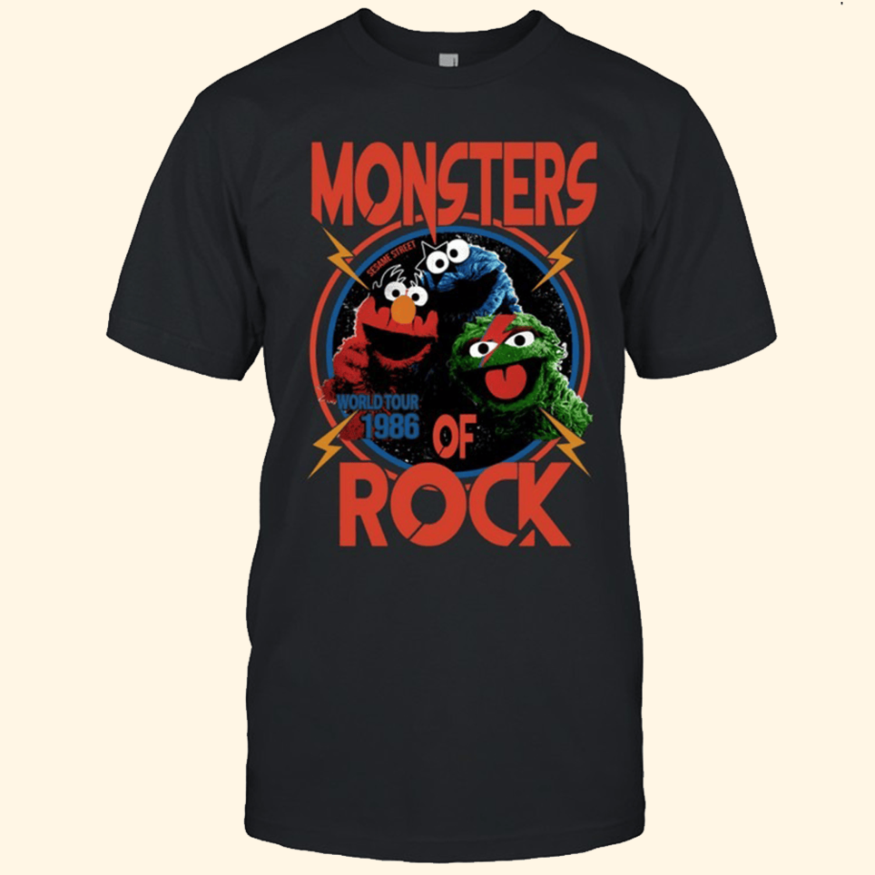 Monsters Of Rock World Tour 1986 T-Shirt Monsters Of Rock Merch Father's Day Birthday Gifts