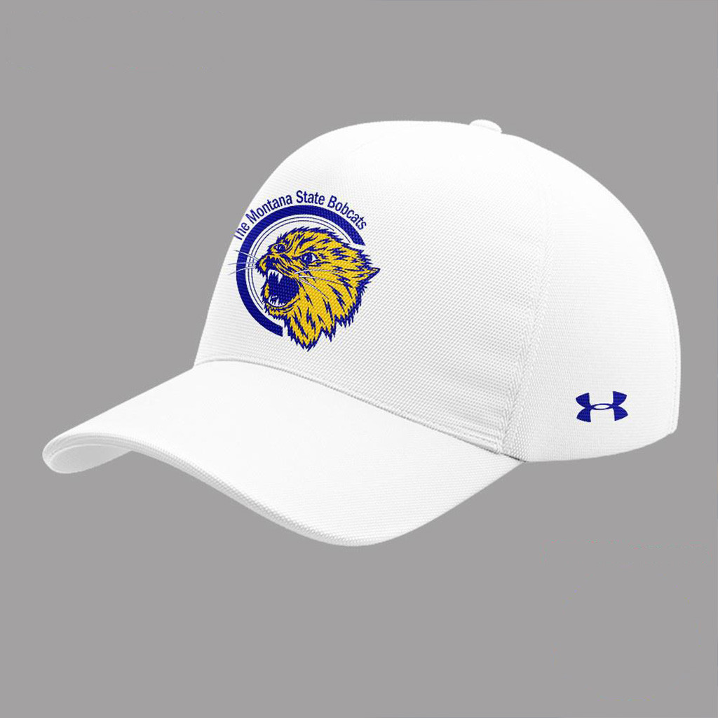 Montana State Bobcats Gold Rush 2025 White Hat Bobcats Merch Presents For Football Lovers