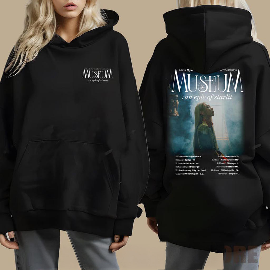 Moon Byul MUSEUM An Epic Of Starlit Hoodie MAMAMOO Moon Byul World Tour in US Shirt Moon Byul