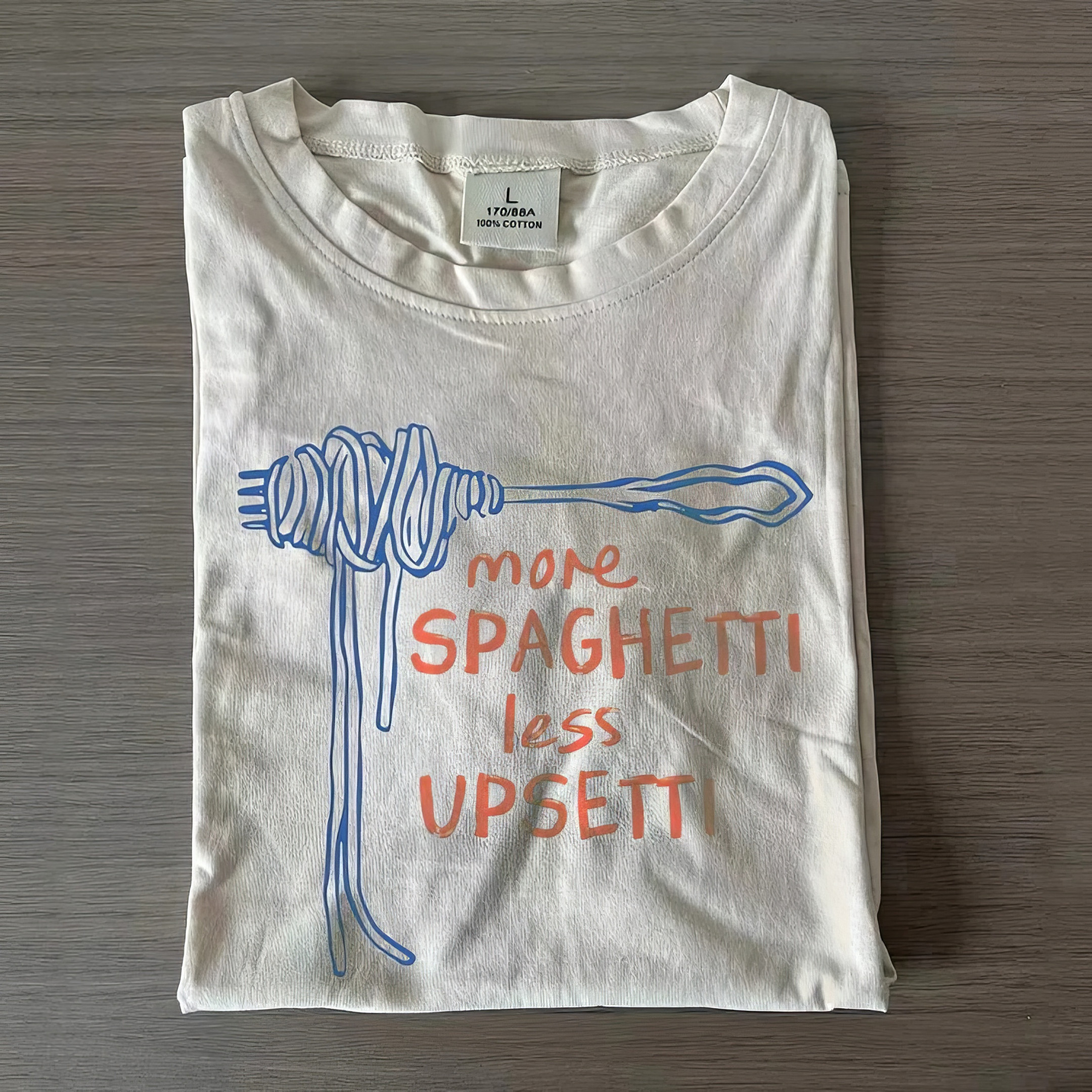 More Spaghetti Less Upsett Shirt Funny Food Spaghetti T-Shirt Dudes Gifts