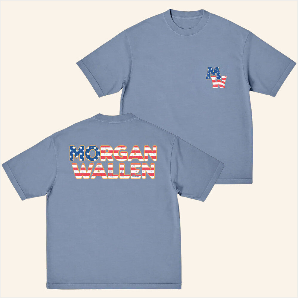 Morgan Wallen Flag T-Shirt Morgan Wallen Merch Birthday Gifts For Dad Gifts For Friends