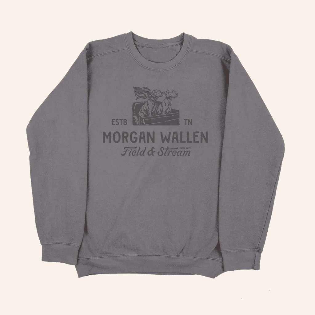 Morgan Wallen Merch Field And Stream Sweatshirt Gift Ideas For Music Lovers