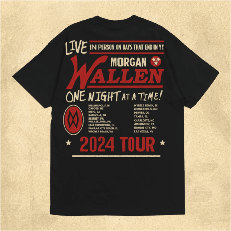 Morgan Wallen Shirt Morgan Wallen Merch 2024 ADMAT Tour T-Shirt Awesome Father's Day Gifts