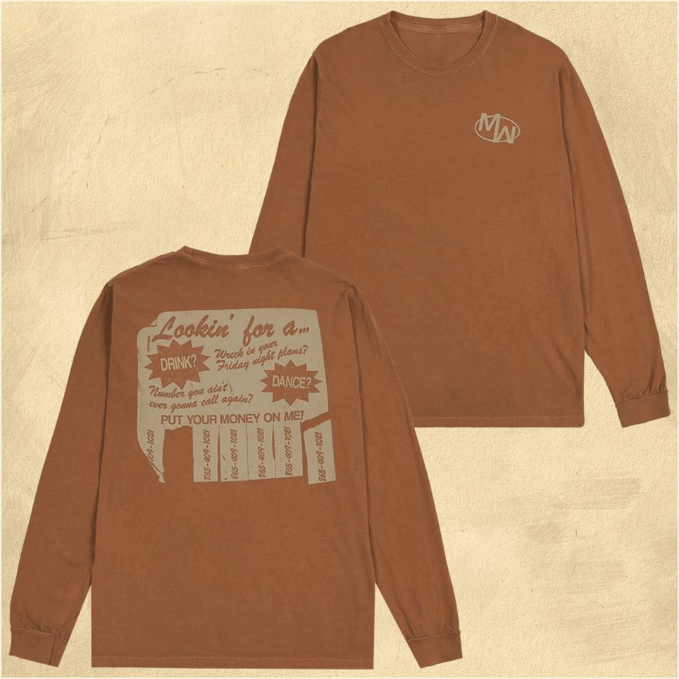 Morgan Wallen Shirt Morgan Wallen Merch MW Lookin Long Sleeve Shirt First Fathers Day Gift Ideas