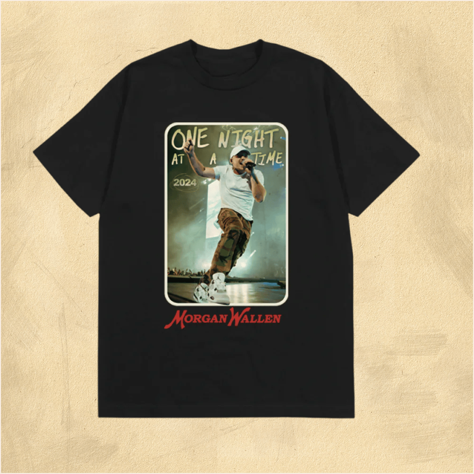 Morgan Wallen Shirt Morgan Wallen Merch MW One Night At A Time Tour T-Shirt Gifts For Fans