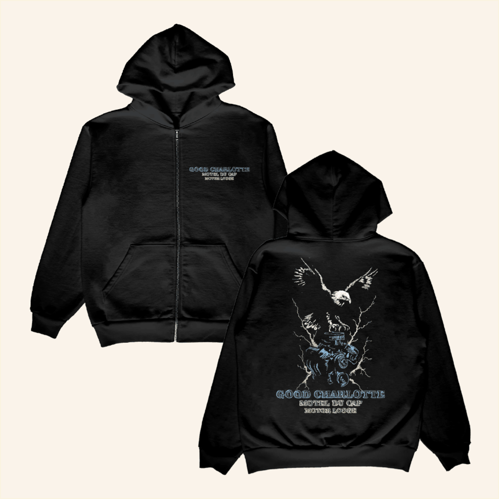 Motel Du Cap Eagle Hoodie Good Charlotte Merch Gifts For Boyfriend Birthday Gift Ideas