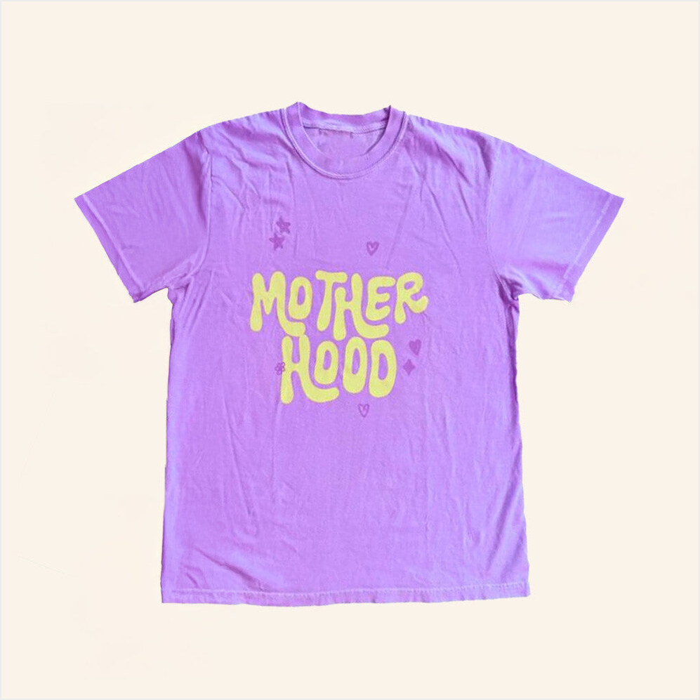Motherhood Purple T-Shirt Karrie Locher Merch Birthday Gift Ideas Christmas Presents