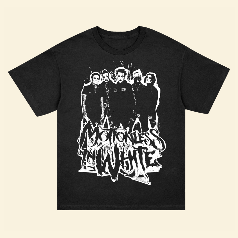 Motionless In White Paint Splatter T-Shirt Motionless In White Merch Anniversary Gifts For Men