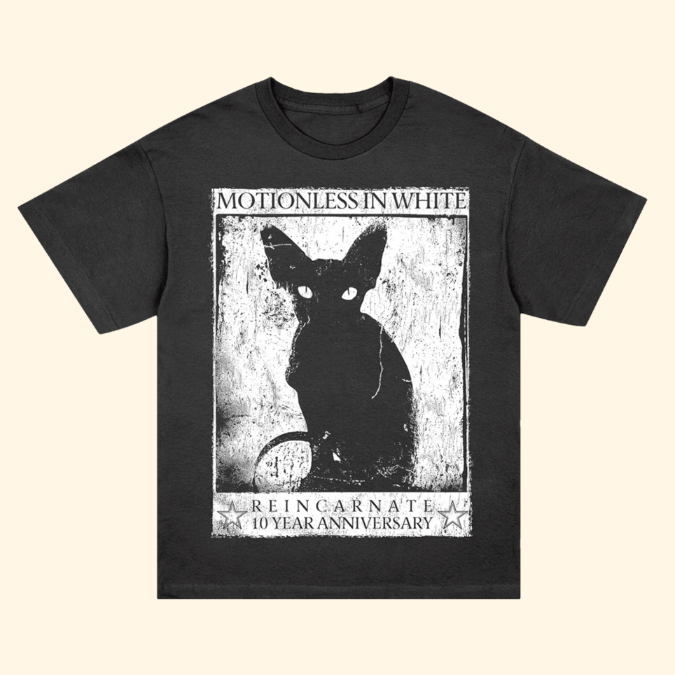 Motionless In White Reincarnate 10 Years Anniversary Sphynx T-Shirt Motionless In White Merch