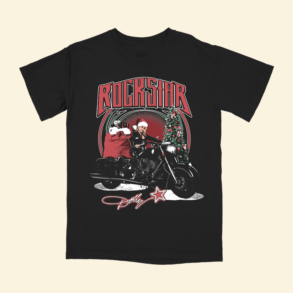 Moto Dolly Holiday T-Shirt Dolly Parton Merch Dolly Parton Shirt Dad Fathers Day Birthday Gifts