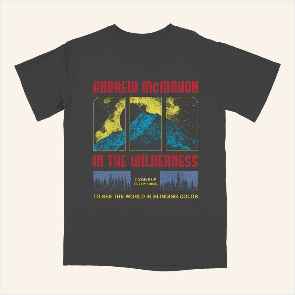 Mountain T-Shirt Andrew Mcmahon Merch Birthday Gifts For Boyfriend Gifts For Best Friend