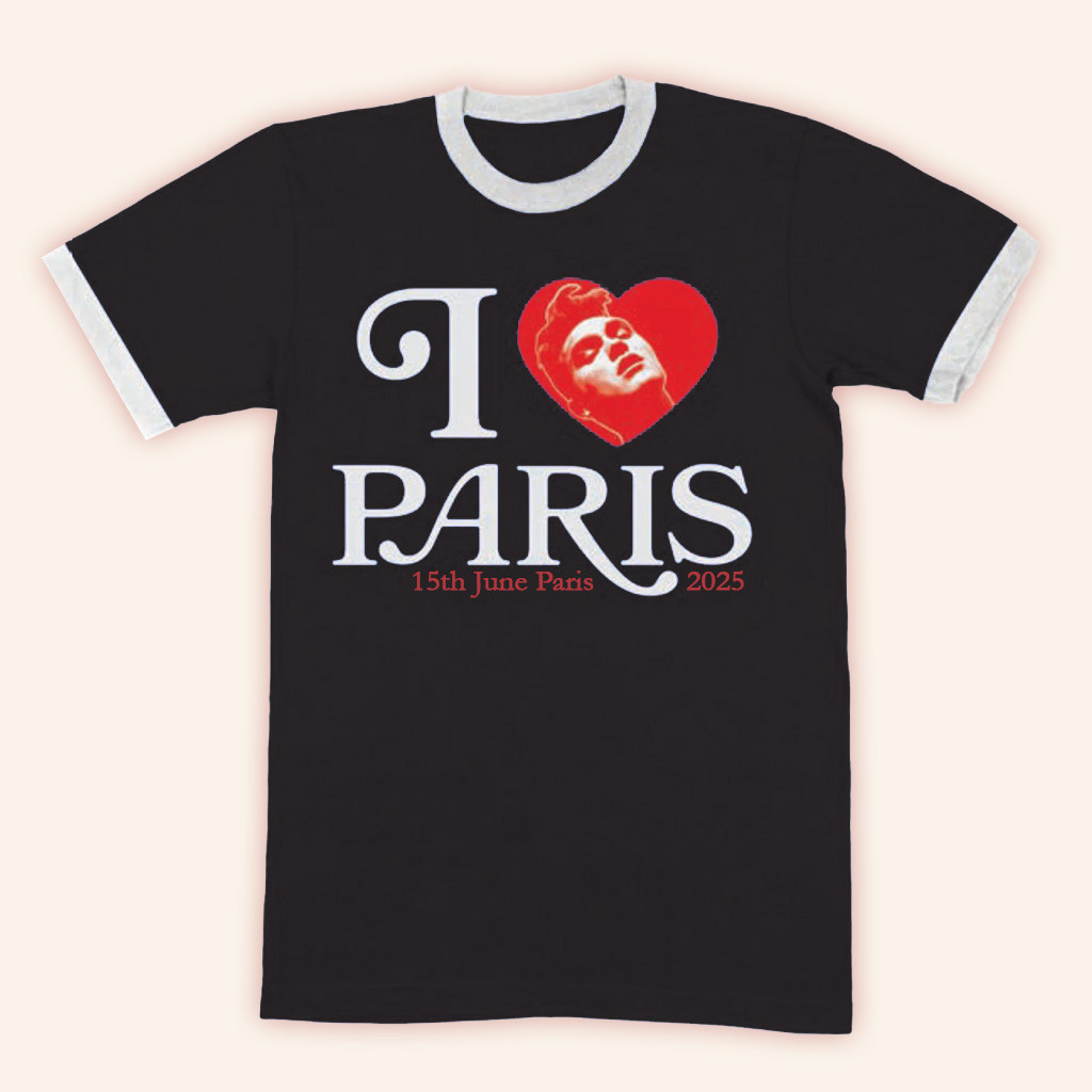 Mporium Merch Paris 2025 Royal Blue Event Ringer T-Shirt Gifts For Besties