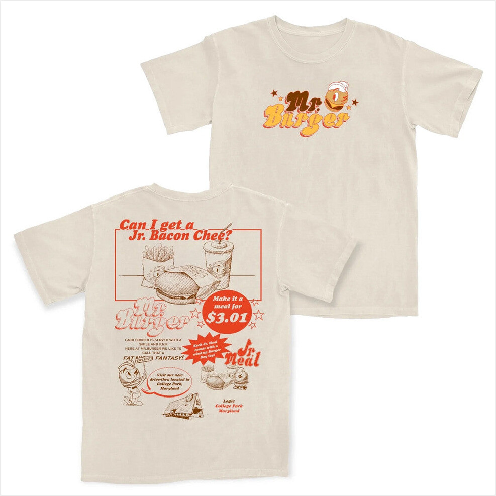 Mr Burger T-Shirt Logic Merch Best Birthday Gifts For Him Gifts For Best Friend