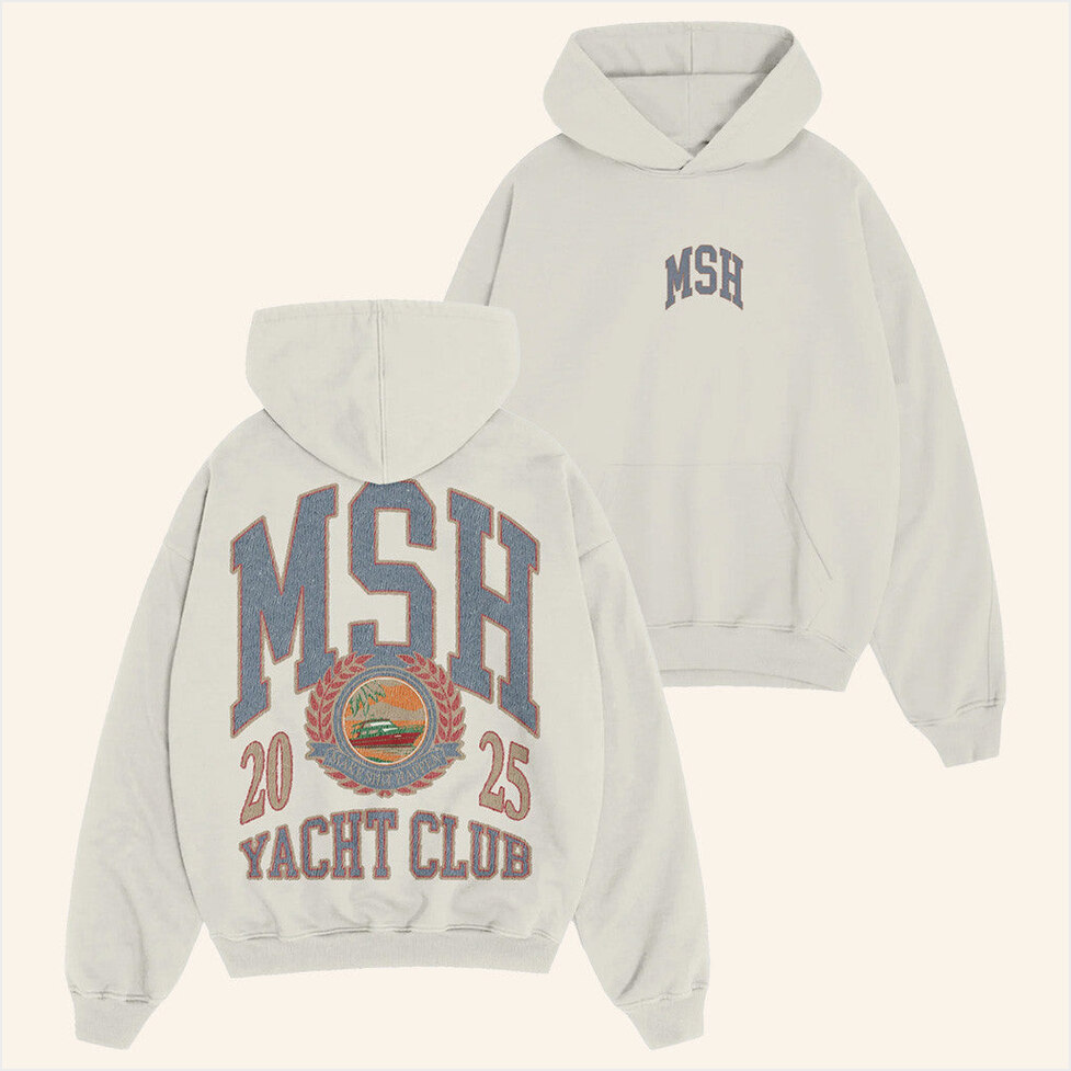 Msh Yacht Club Ivory Hoodie Nick Nayersina Merch Good Birthday Gifts For Friends