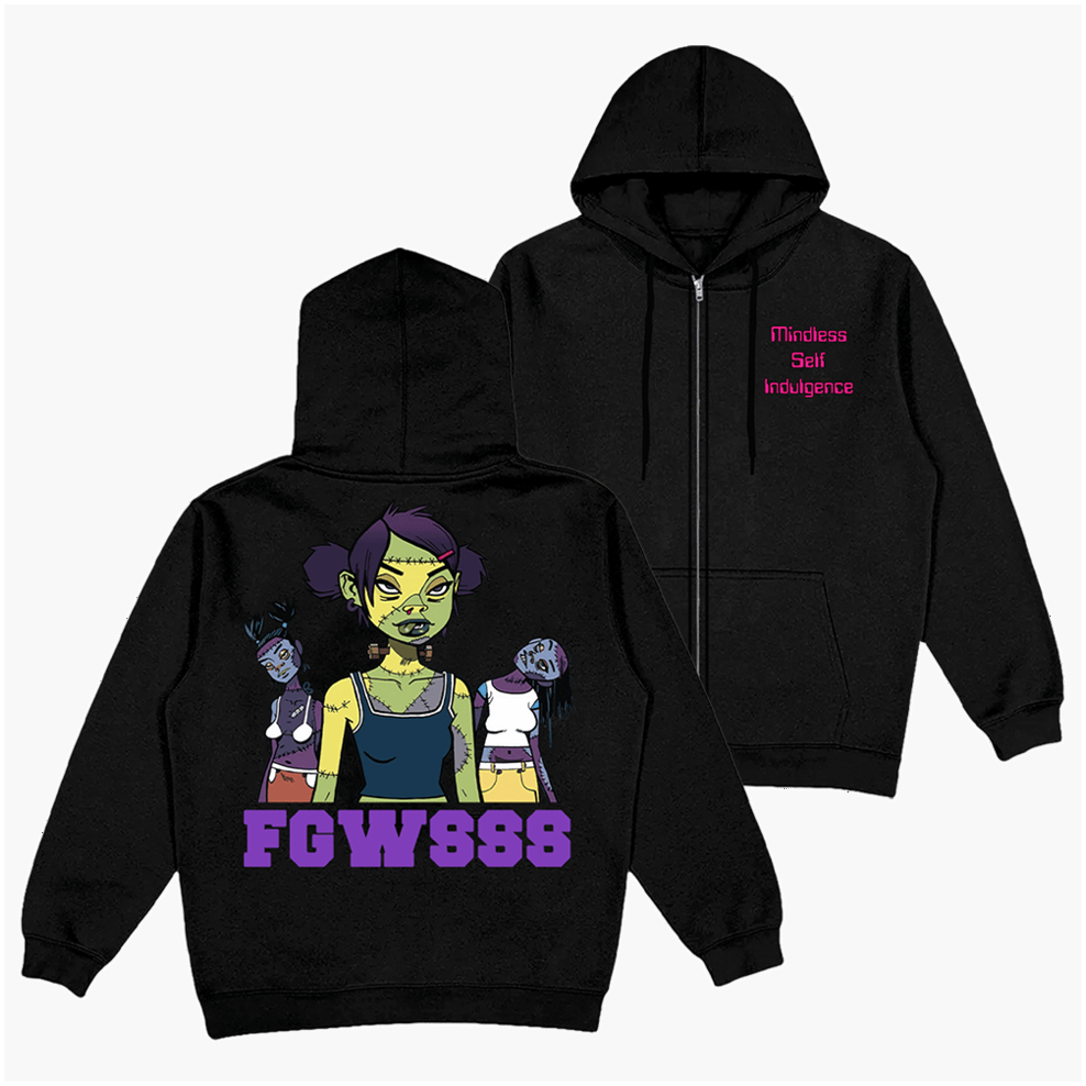 MSI Merch Mindless Self Indulgence Merchandise FGWSSS Zip Up Hoodie Gifts For Fans