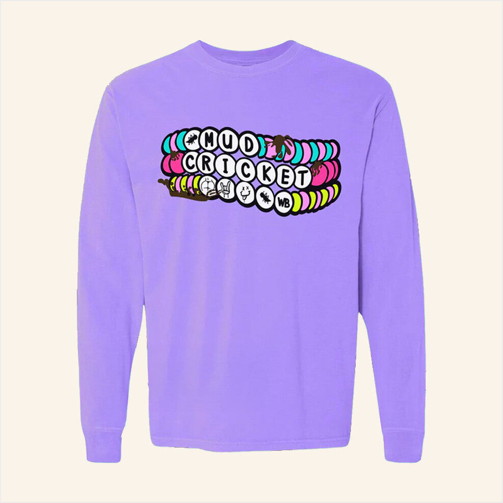 Mud Cricket Bracelet Long Sleeve Shirt Whiskey Biz Merch Best Birthday Gifts For Husband