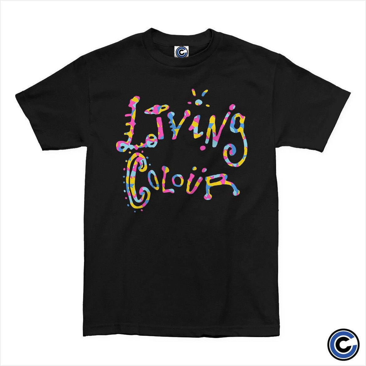 Multi Color Logo Shirt Living Colour Merch Living Colour Shirt Birthday Gifts For BFF