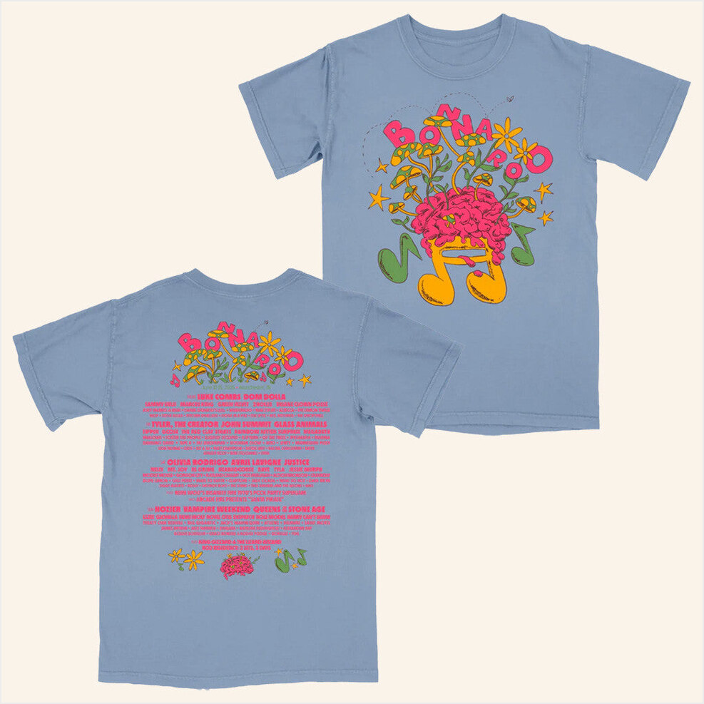 Musical Brain Lineup T-Shirt Bonnaroo Merch Birthday Gifts For Besties Christmas Presents