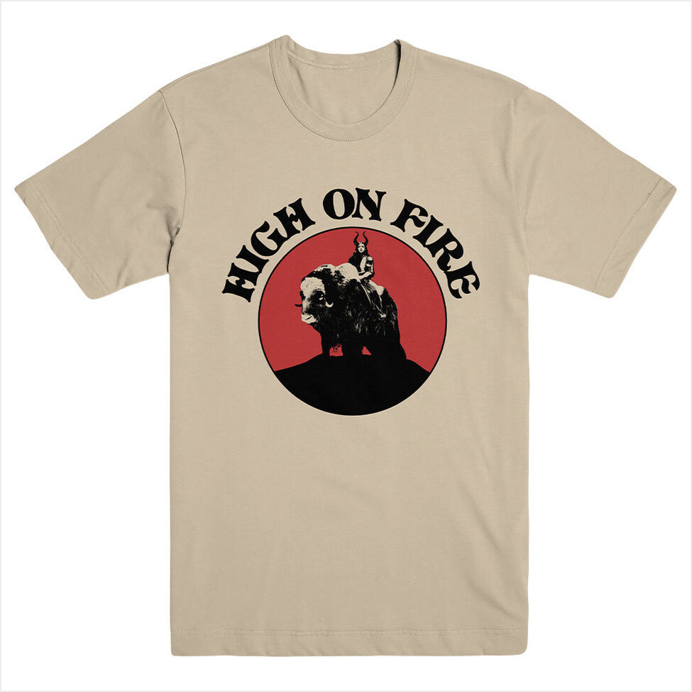 Musk Ox Rider Natural Shirt High On Fire Merch High On Fire Shirt Father'S Day Gifts For Him