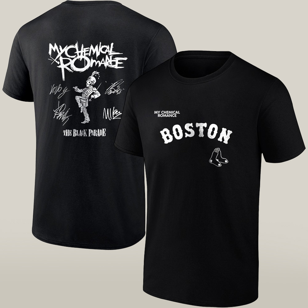 My Chemical Romance Boston Merch MCR Shirt Gift For Fans