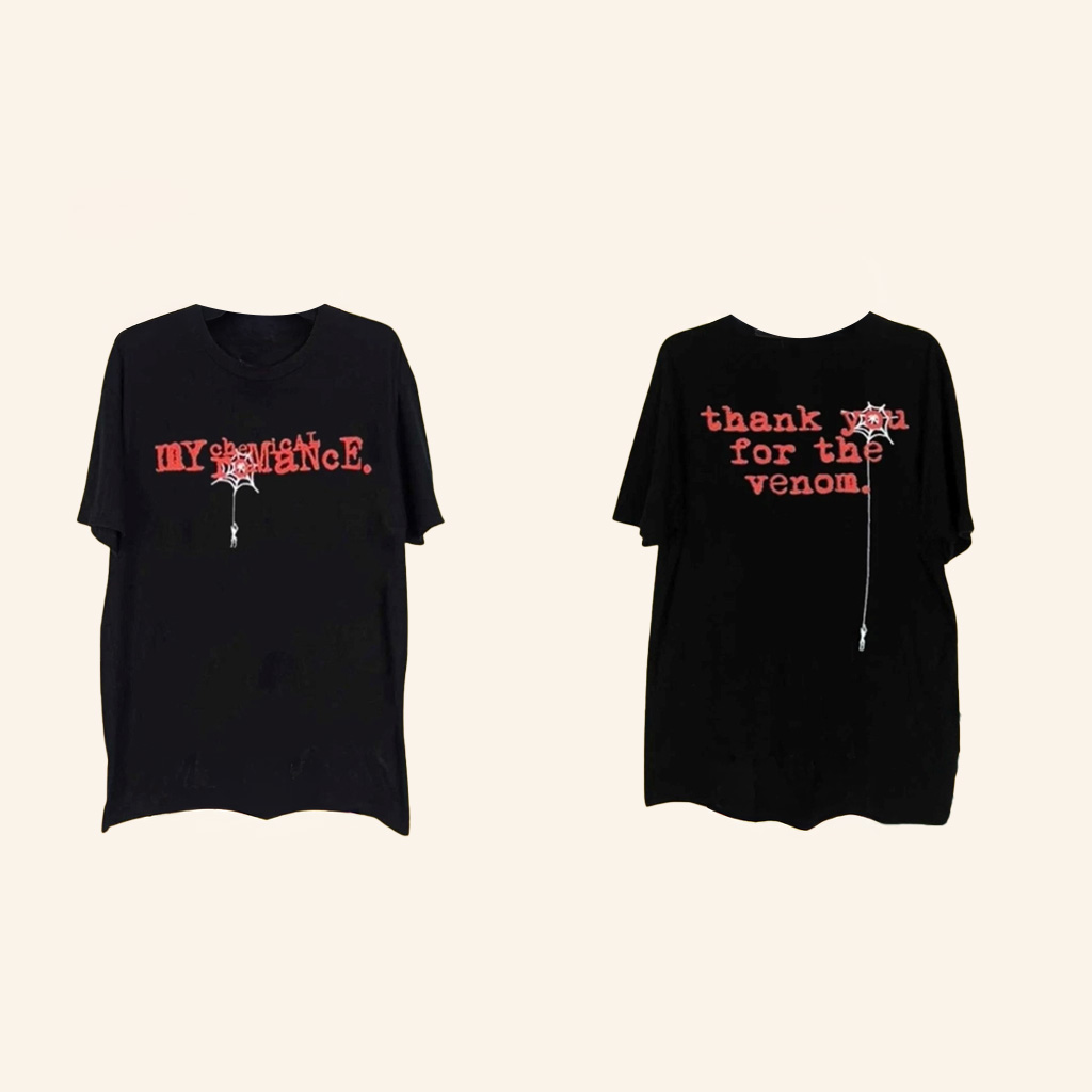 My Chemical Romance Merch Thank You For The Venom T-Shirt Gifts For Rock Music Lovers