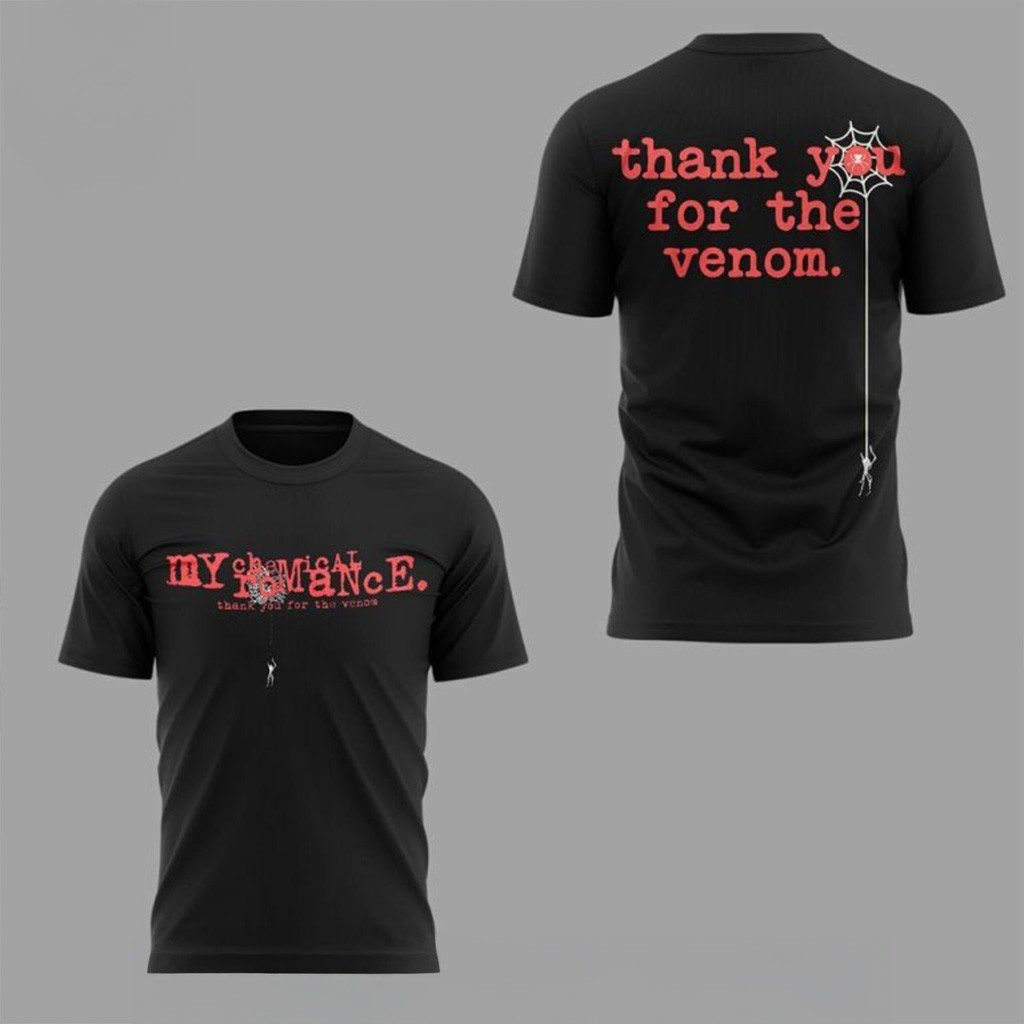 My Chemical Romance Thank You For The Venom T-Shirt Gift Ideas For Fans