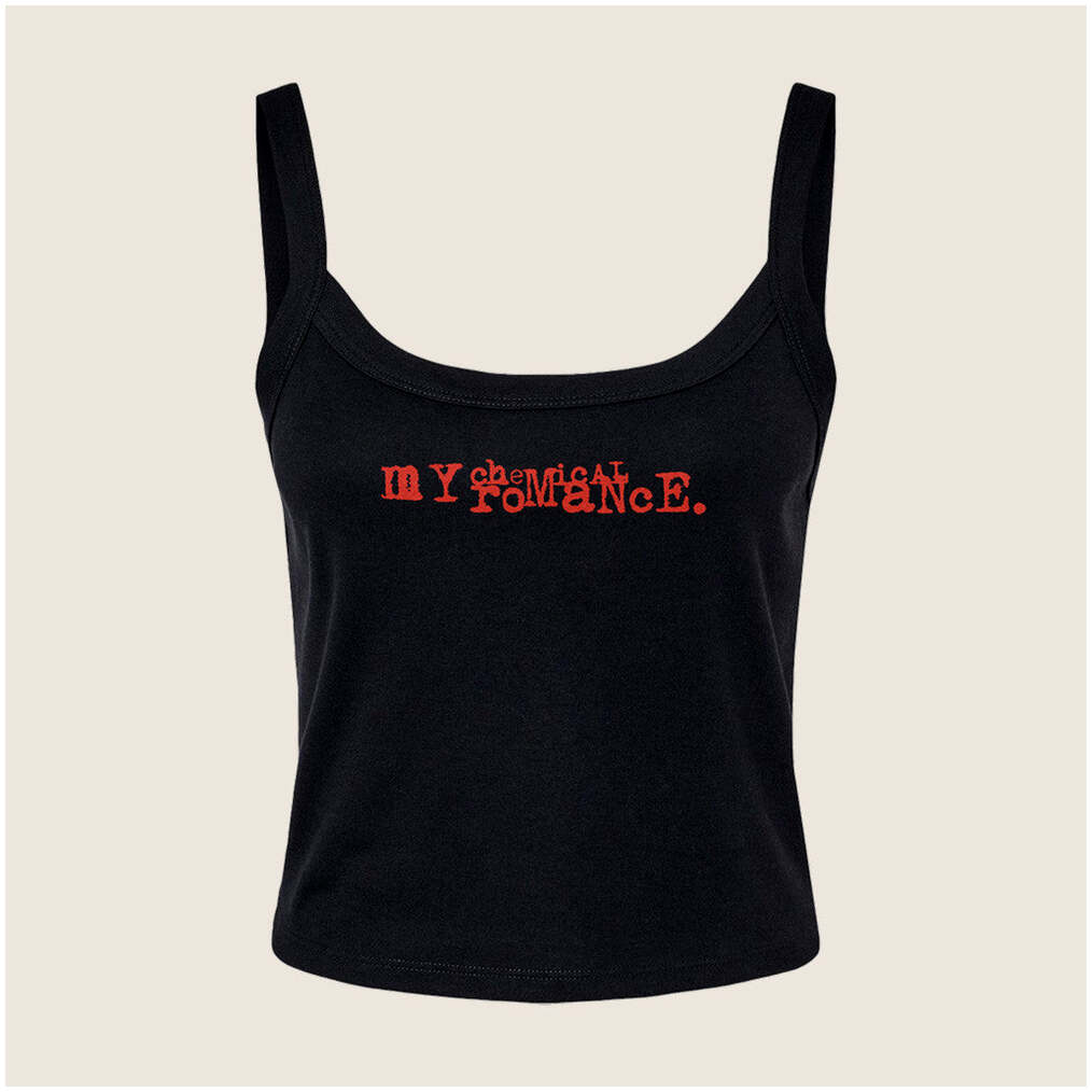 My Chemical Romance Tour Merch Three Cheers Logo Ribbed Tank Gifts For Her Gifts For BFF