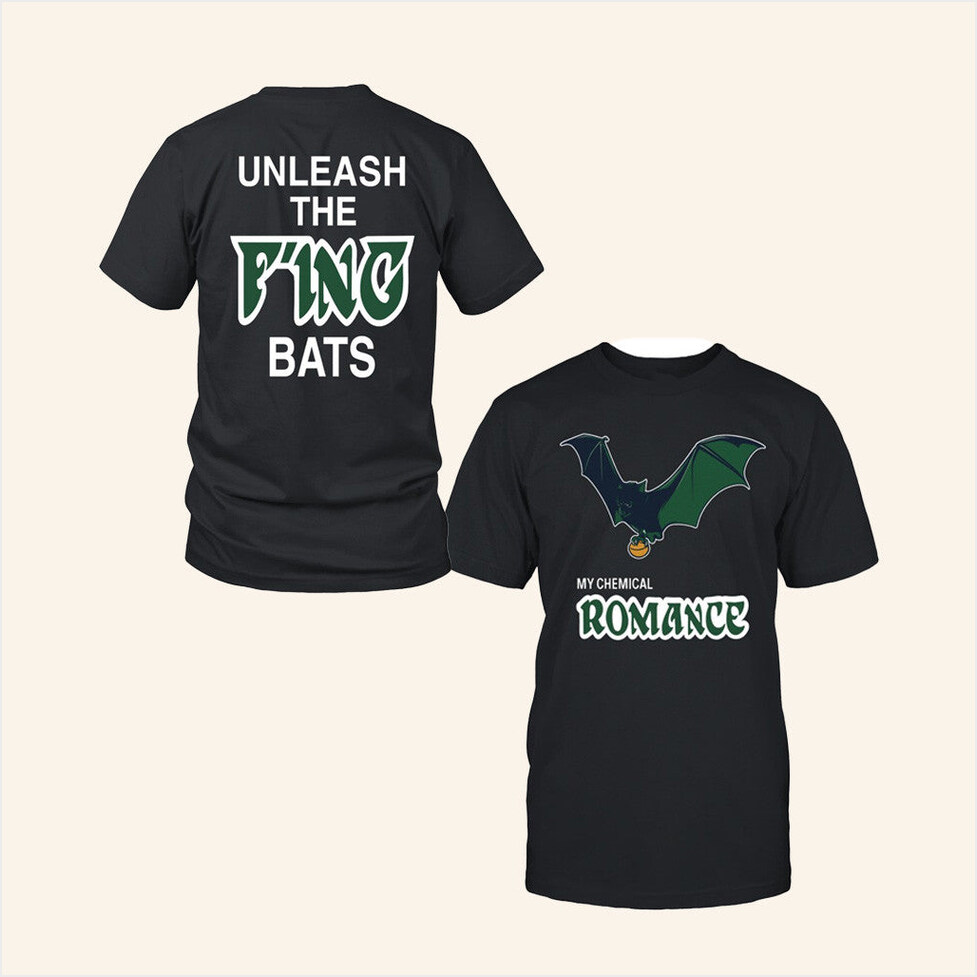 My Chemical Romance Unleash The Fing Bats Aug 15 2025 Philadelphia Pa T- Shirt Mcr Philly Merch Him Gifts