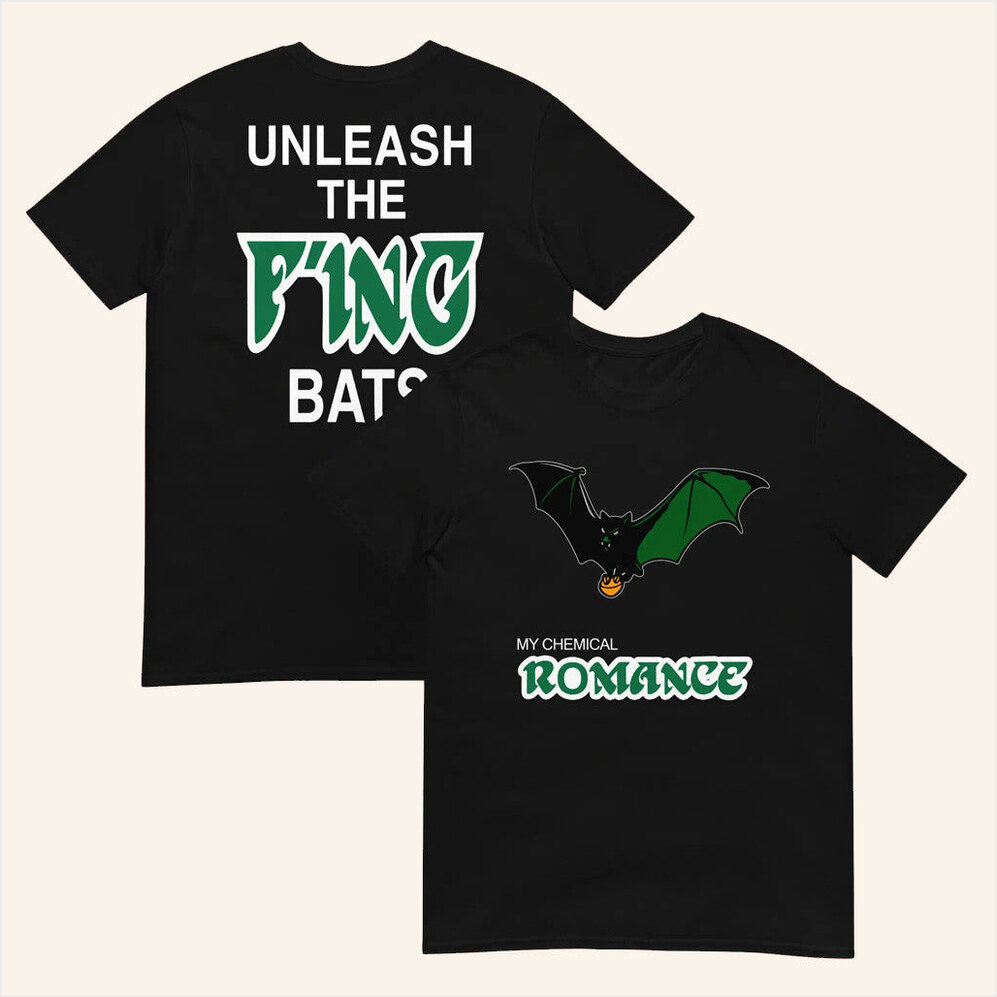 My Chemical Romance Unleash The F'ing Bats Shirt Philly Merch Birthday Gifts For BFF