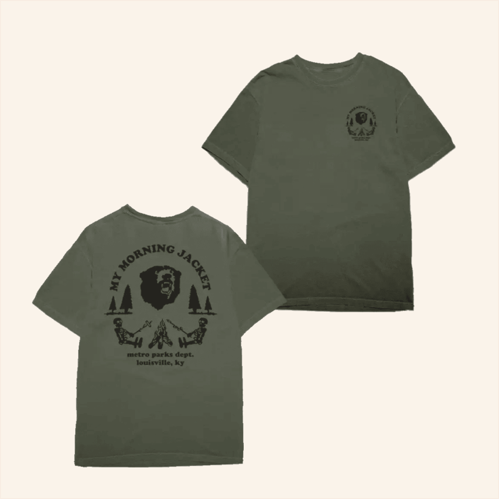 My Morning Jacket Merch Metro Parks Camp T-Shirt Birthday Gifts For Besties Christmas Presents