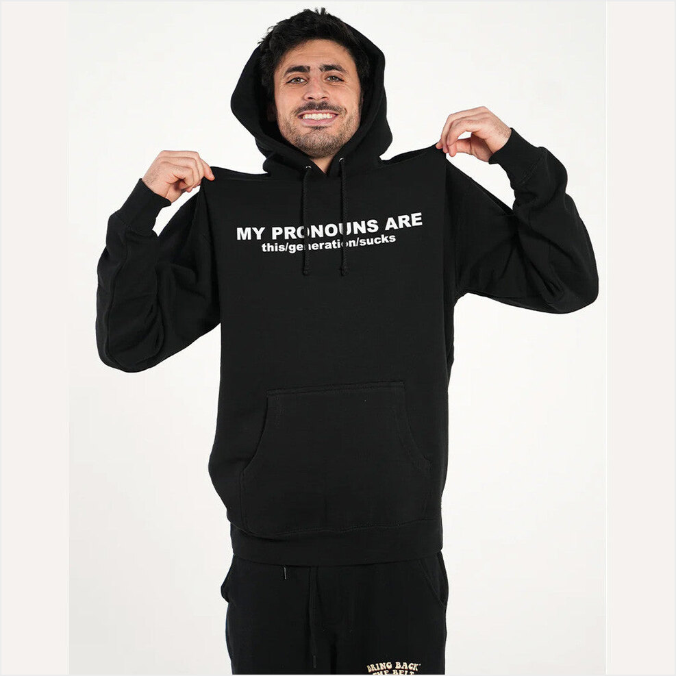 My Pronouns This Gen Sucks Hoodie Duke Gomez Merch Present For Husband BFF Birthday Gifts