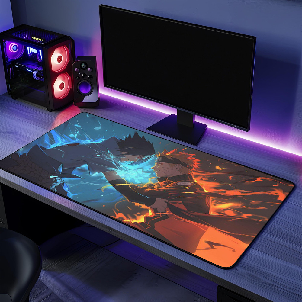 Naruto Uzumaki Sasuke Mouse Pad Naruto Uzumaki Sasuke Desk Mat Fans Gifts