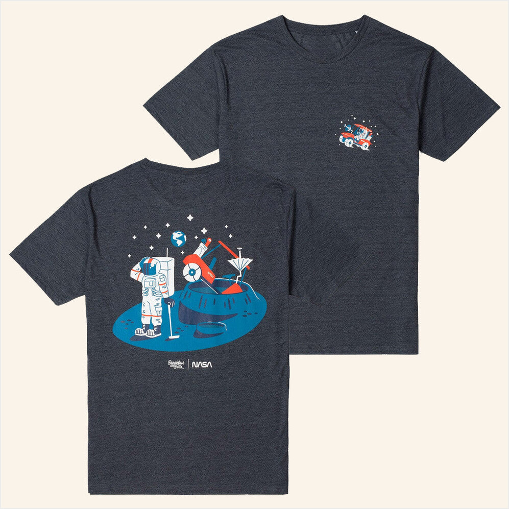 Nasa Moon Trap T-Shirt Rsvlts Merch Birthday Gifts For Boyfriend Gifts For Besties
