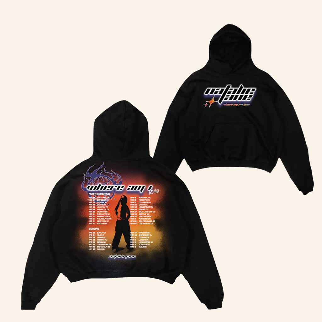 Natalie Jane Merch Where Am I Tour Hoodie Best Gifts For Music Lovers