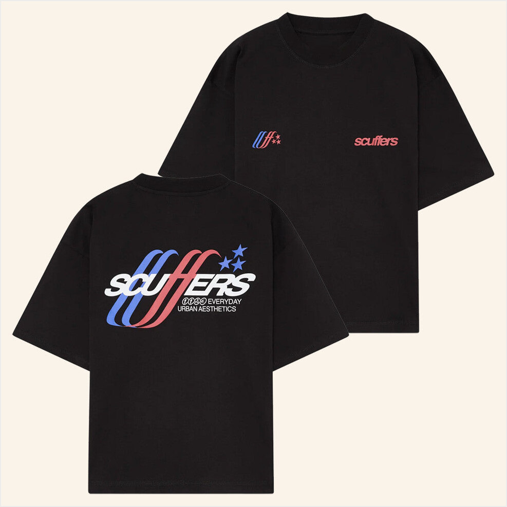 Nation Black T-Shirt Scuffers Merch Birthday Gifts For Best Friend Christmas Presents