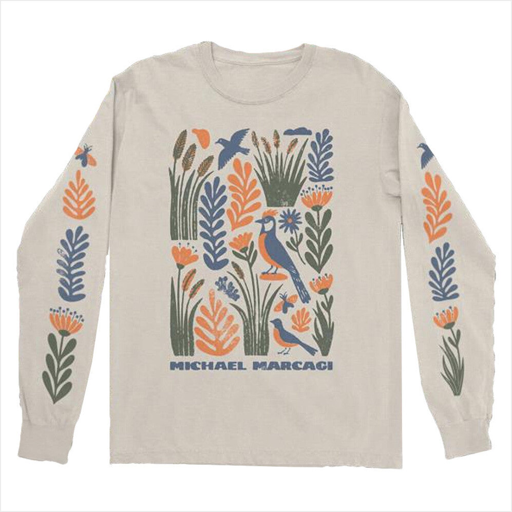 Nature Collage Long Sleeve Shirt Michael Marcagi Music Merch Birthday Gifts For Best Friend