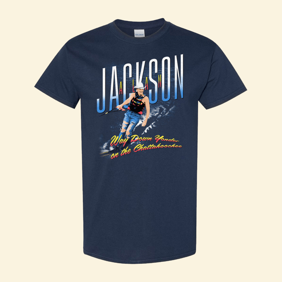 Navy Chatt Alan Jackson Merch ahoochee Skiing T-Shirt Useful Gifts For Dad Best Friend Gifts
