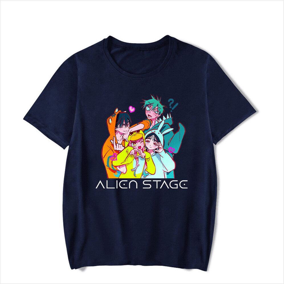 Navy T-Shirt Alien Stage Merch Birthday Gift Ideas Christmas Presents