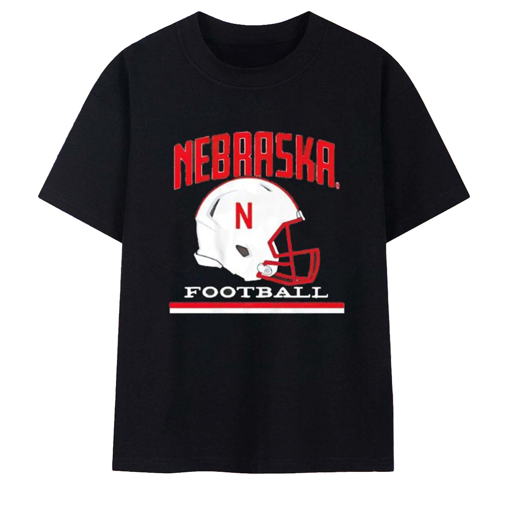 Nebraska Cornhuskers Football Helmet T-Shirt Nebraska Cornhuskers Merch Gifts For Brother
