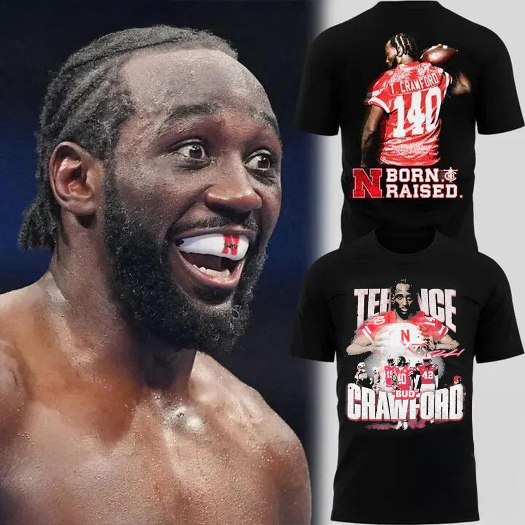 Nebraska Huskers Football X Crawford T-Shirt Fan Merch Football Related Gifts