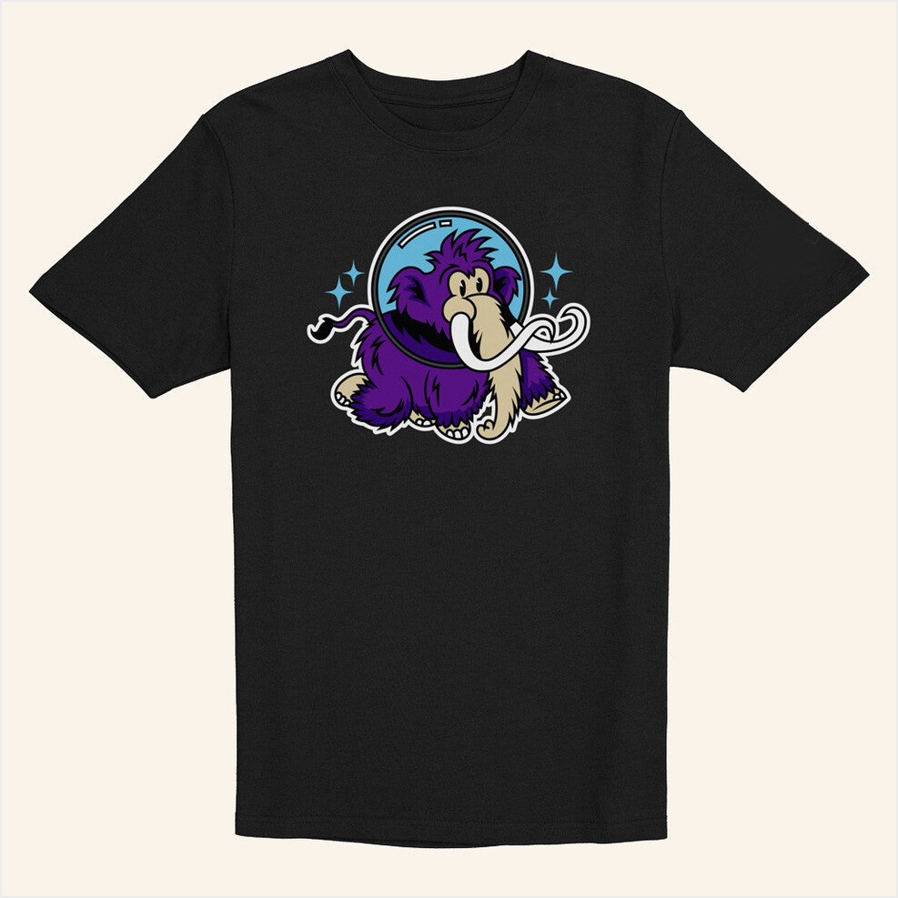 Nec Moon Mammoths Polyester Logo Shirt Seawolves Merch Birthday Gifts For Best Friend
