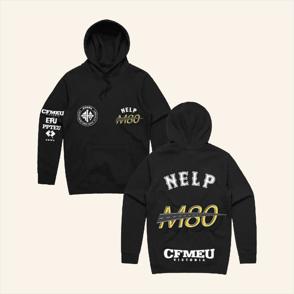 Nelp M80 Jobsite Hoodie CFMEU Merch Birthday Gifts For Dad Gifts For BFF Christmas Presents