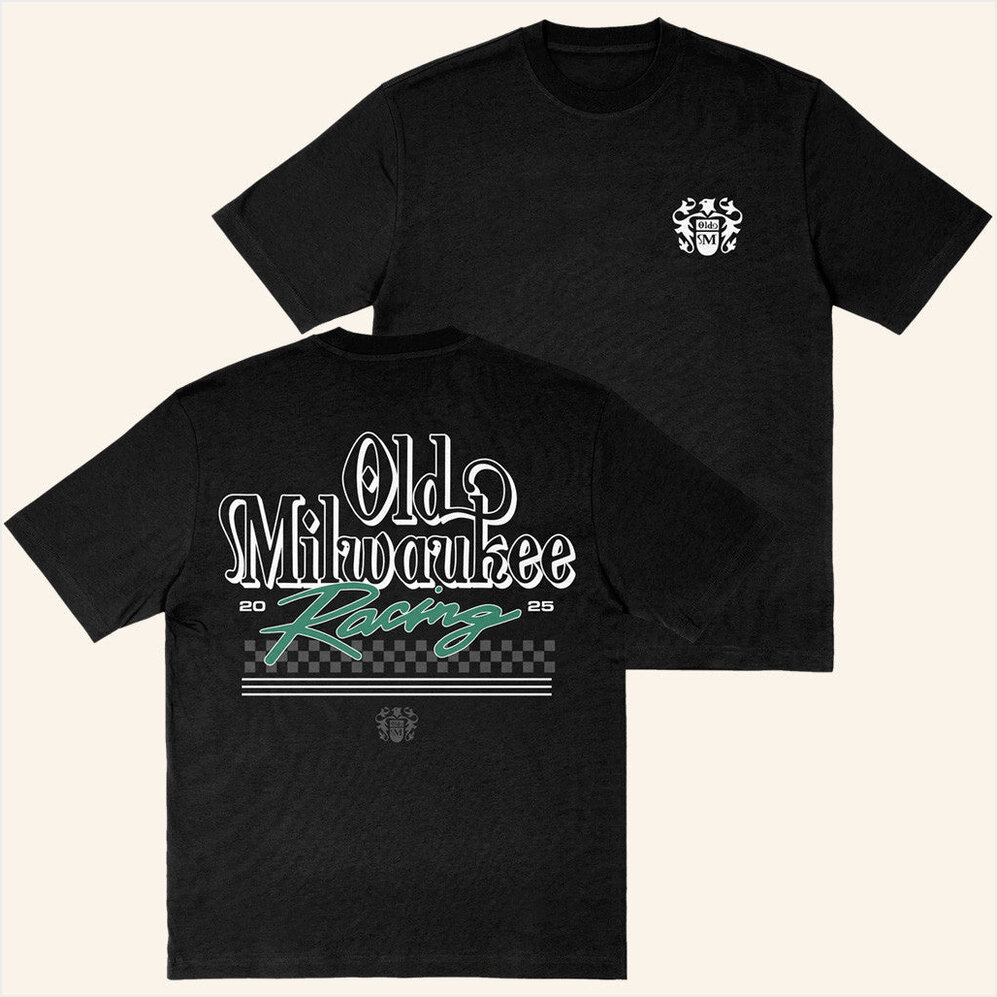 Neon Drift Racing Black T-Shirt Old Milwaukee Merch Gift Ideas For Husband Gifts For BFF